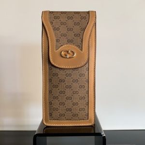 GUCCI SUNGLASSES / EYE GLASSES CASE VINTAGE 1980s